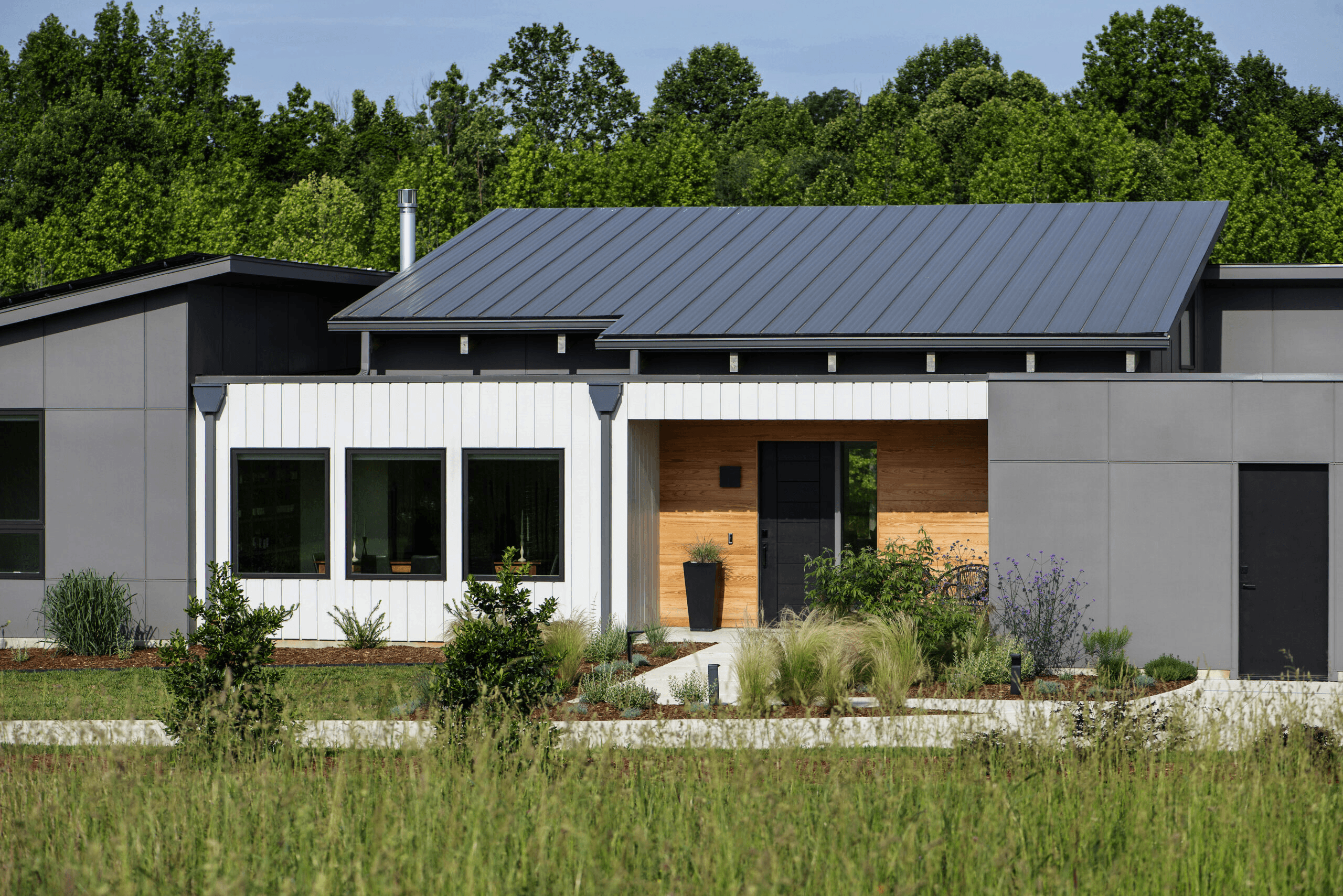 a house with a solar panel on the roof