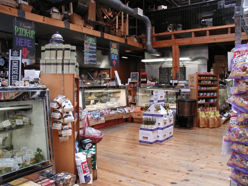 a store filled with lots of different types of food